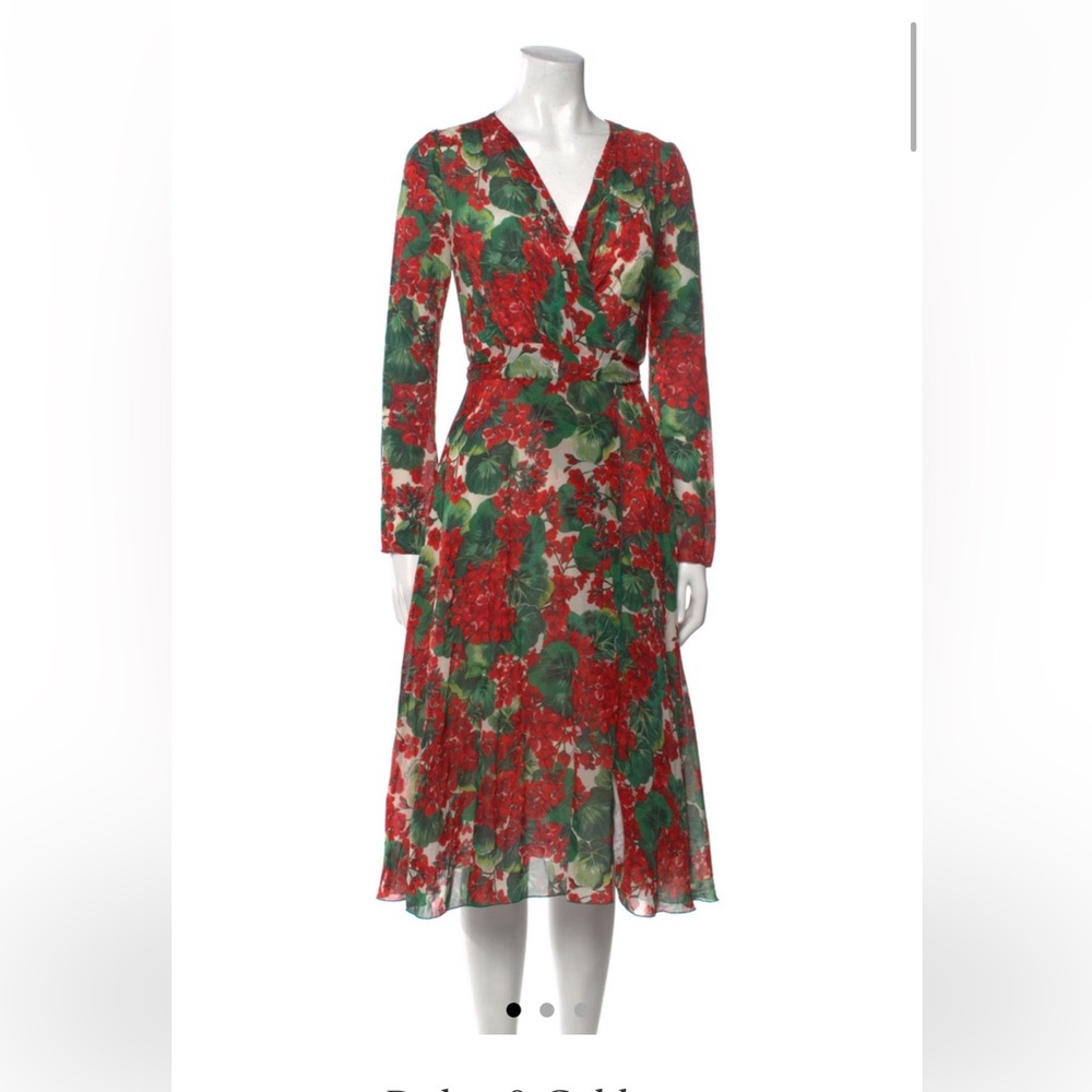 Dolce & Gabbana Silk Dress Sz 4 / 40 Small